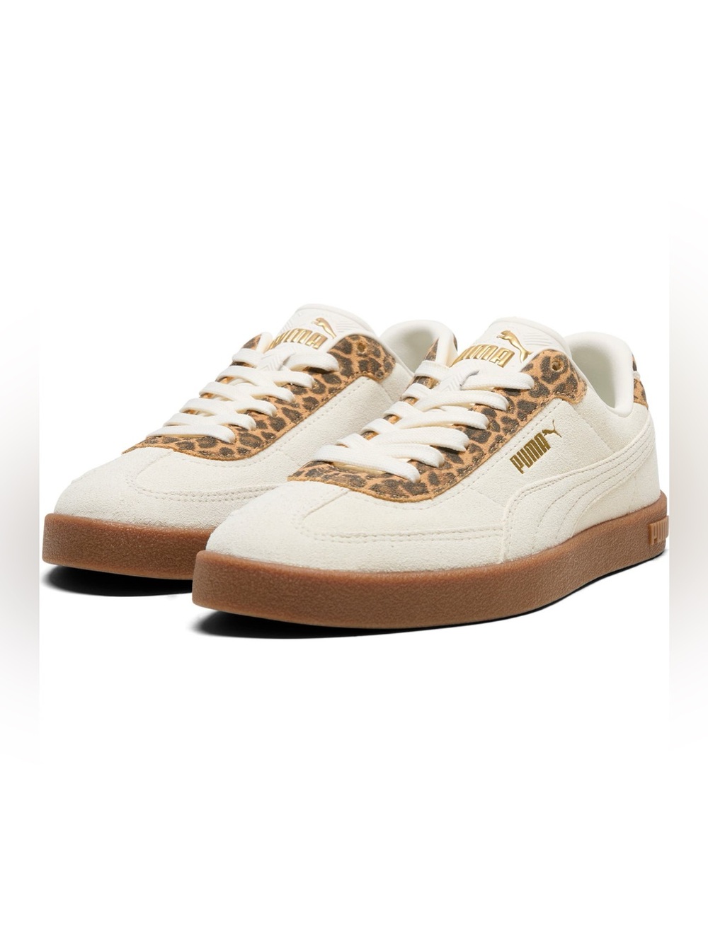 PUMA Club II Era Leopard Trim Sneakers | Women’s Size 7 | NWT